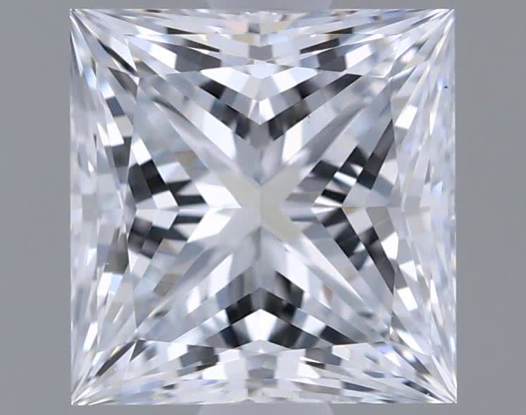 0.71ct Princess diamond